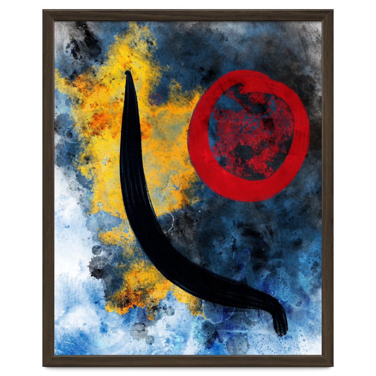 Abstract Calligraphy in the universe