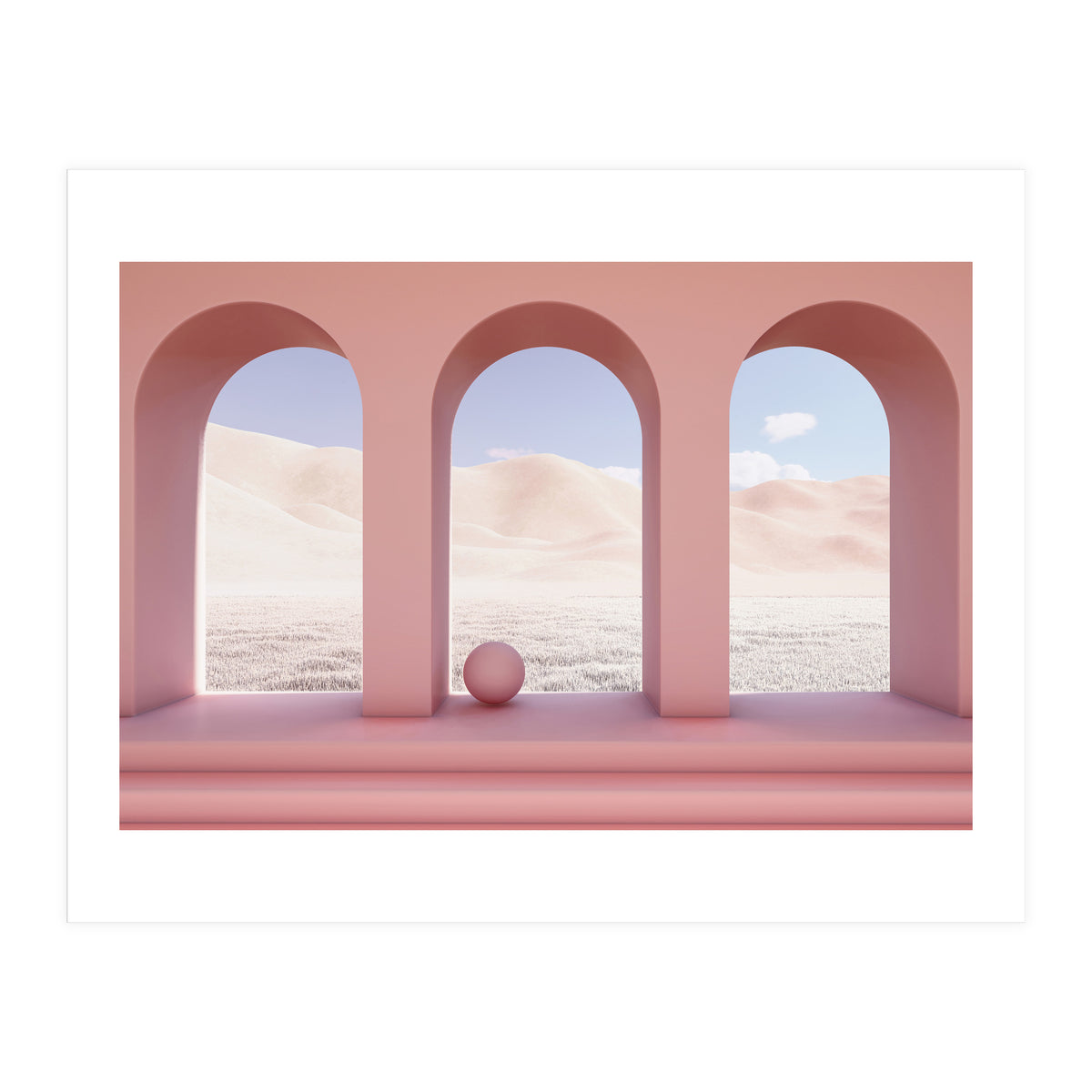 BALL IN ARC (Print Only)