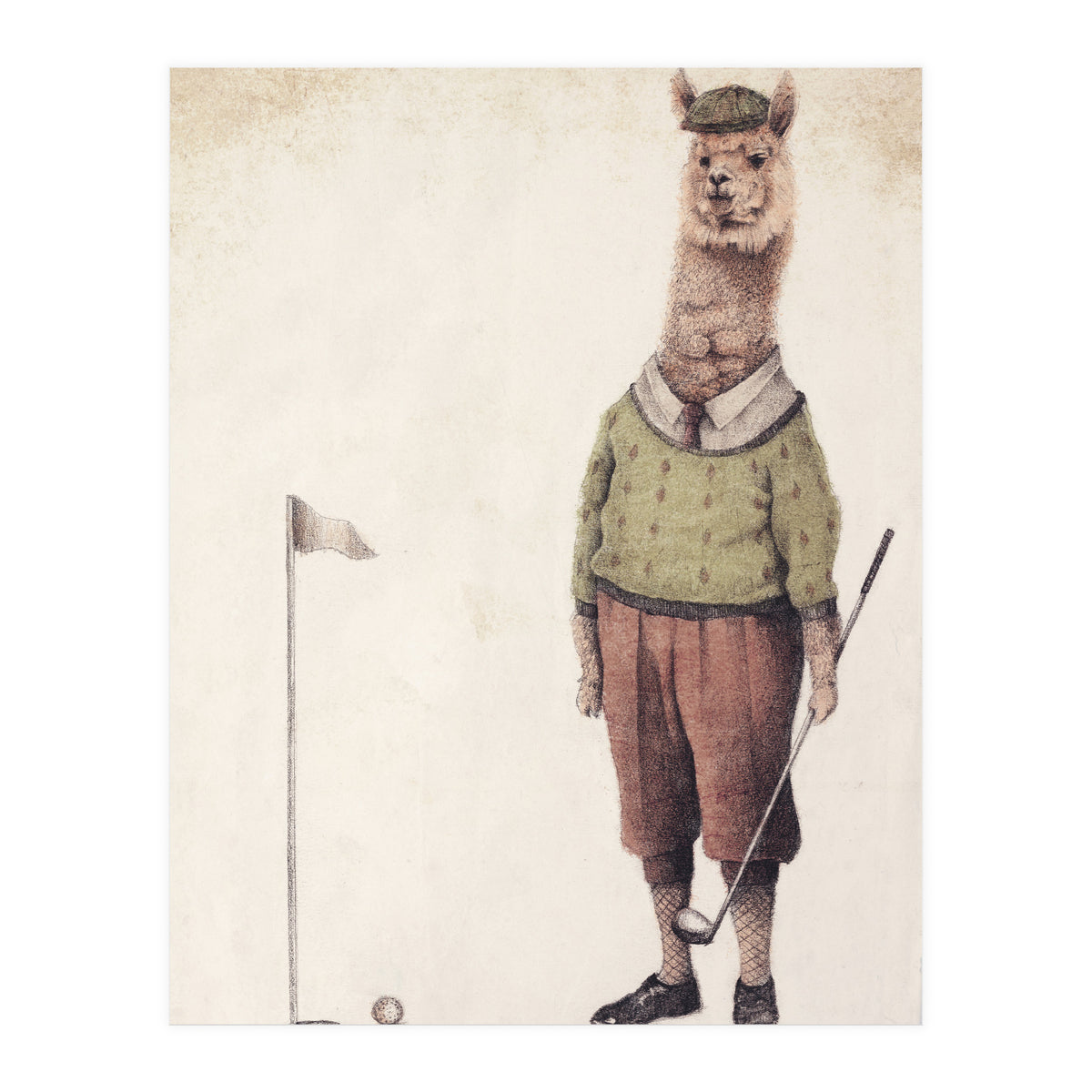Alpaca Golf Club (Print Only)