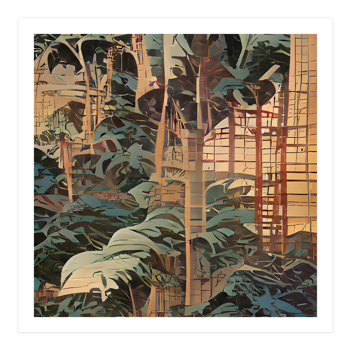 TROPICAL FOREST no4-B - UKIYO-e (Print Only)