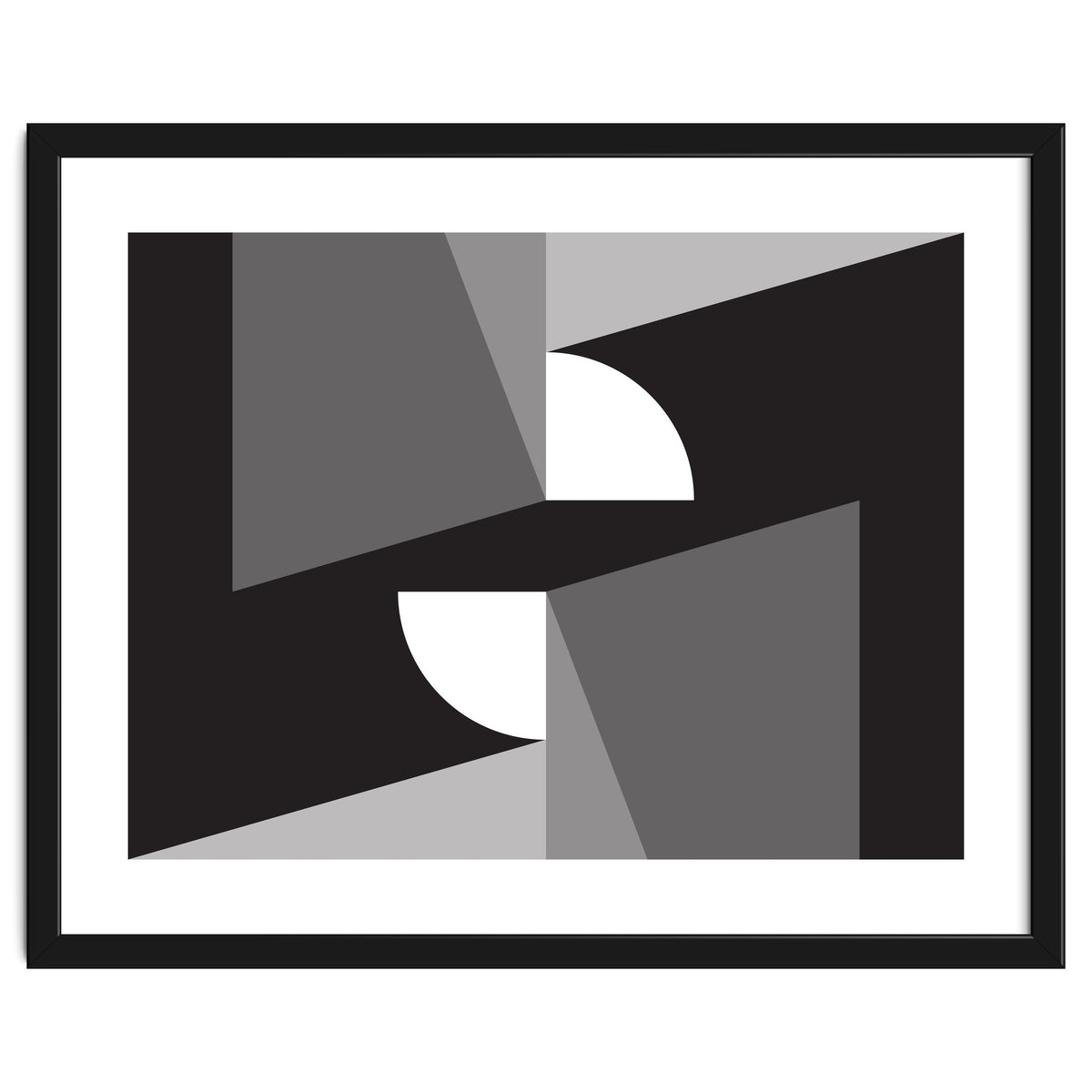 Geometric Shapes No. 11 - monochrome