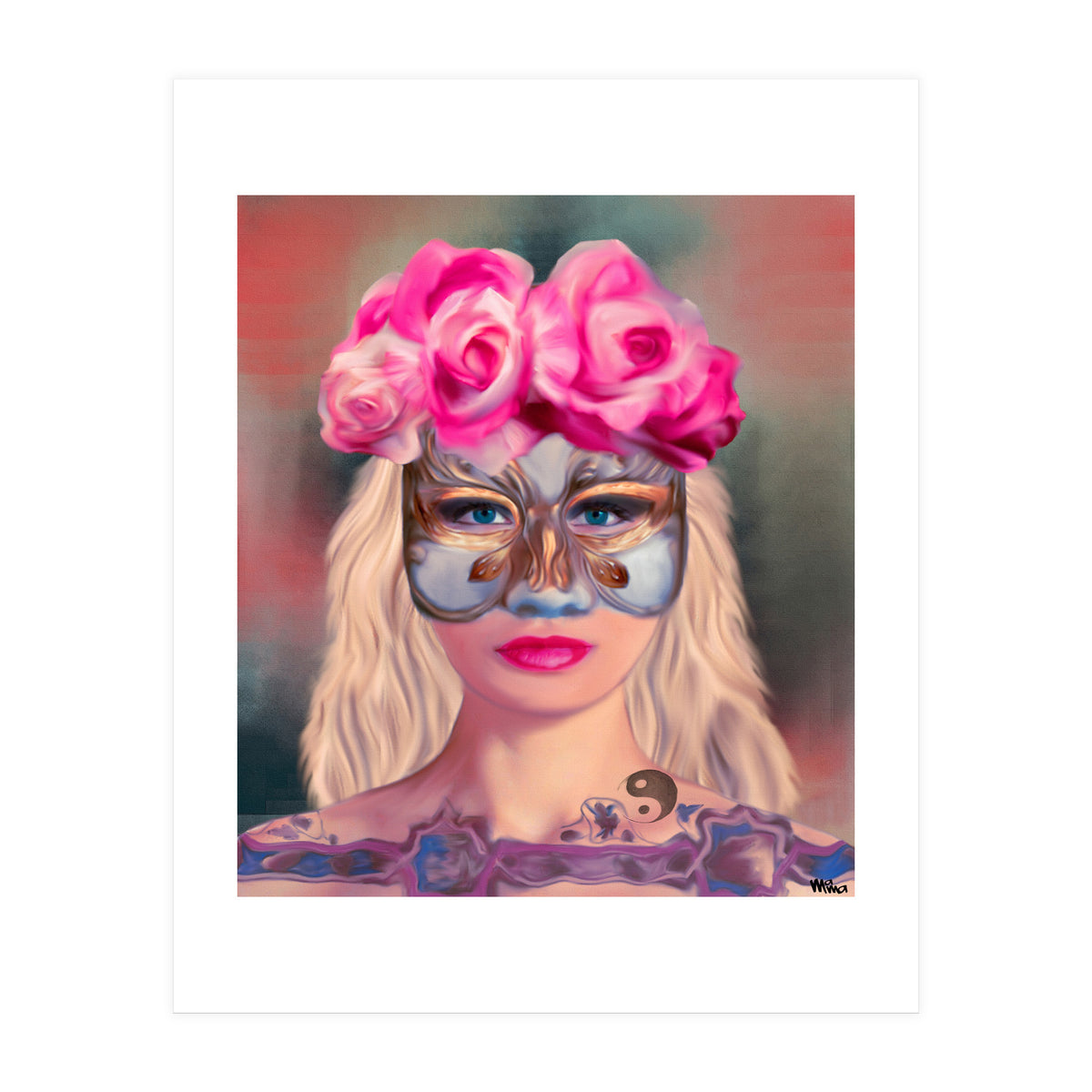 Allegory Of Duality And Shadow (Print Only)