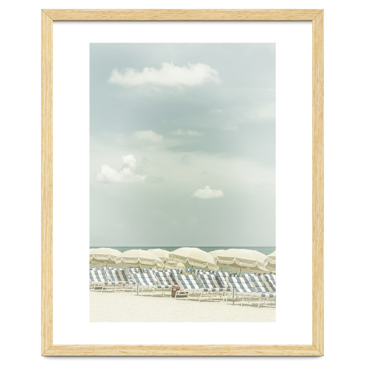 Vintage beach scene