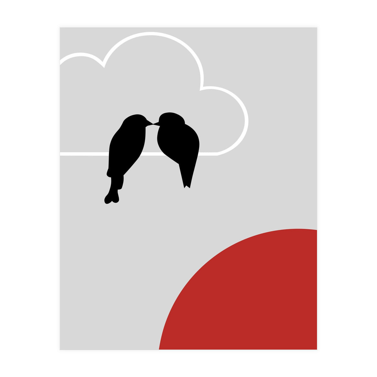 KISSING SUNSET (Print Only)