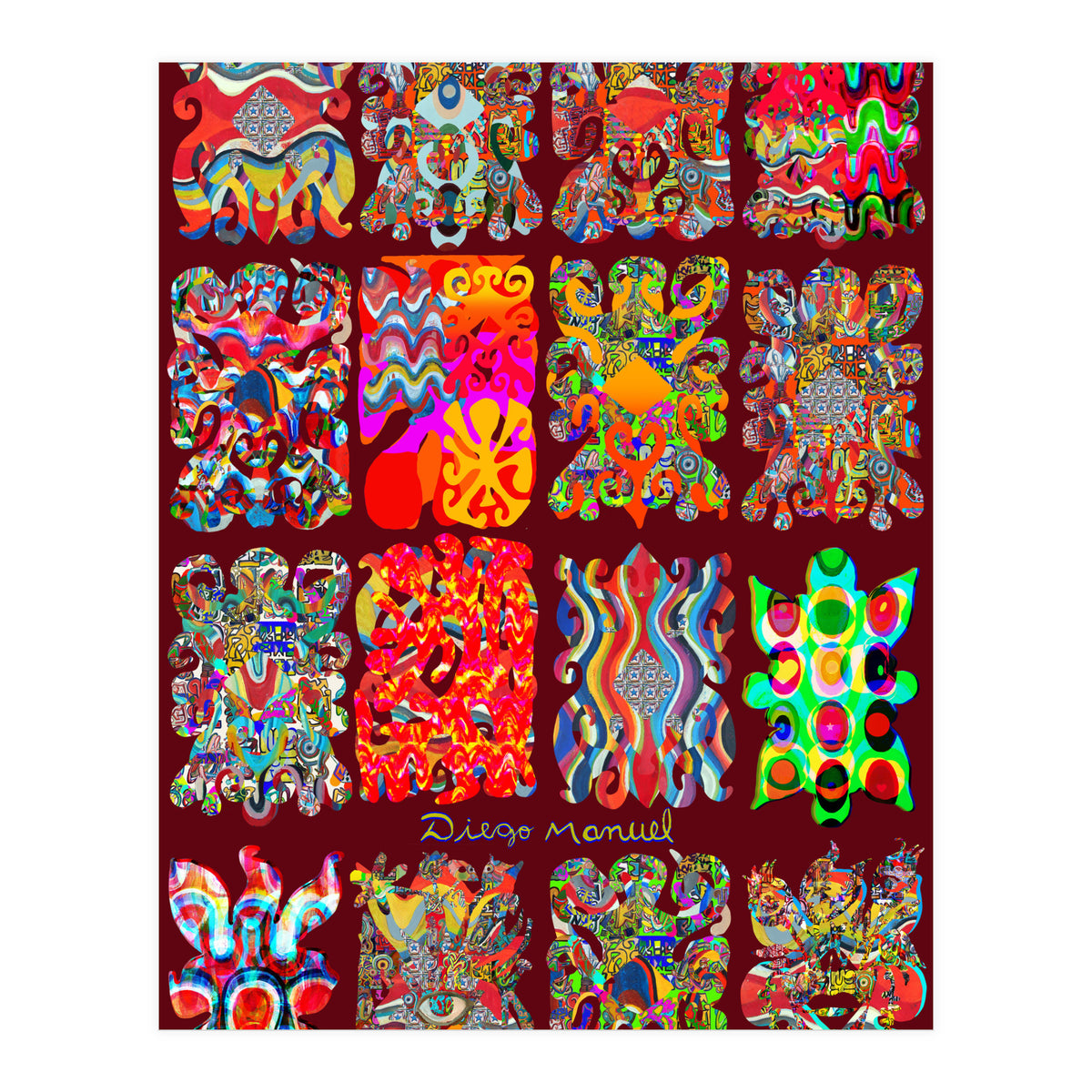 Tapiz Perfiles 2023 28 (Print Only)