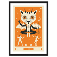 TAROT CARD CAT: THE DEVIL