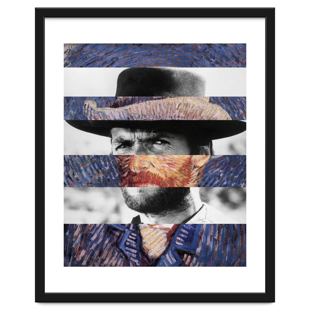 Van Gogh's Self Portrait & Clint Eastwood