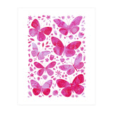 Pink Butterflies  (Print Only) thumbnail