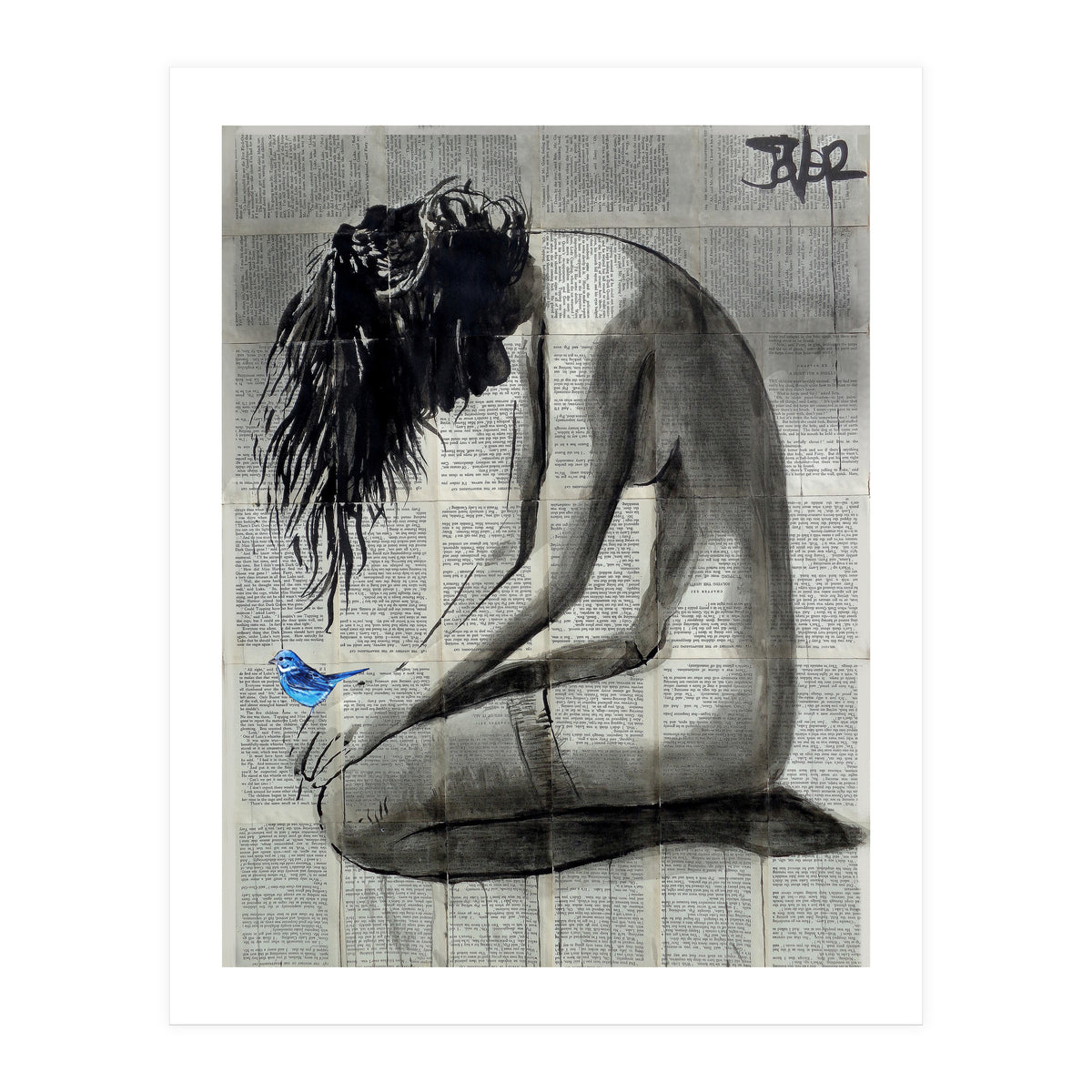 A Little Blue (Print Only)