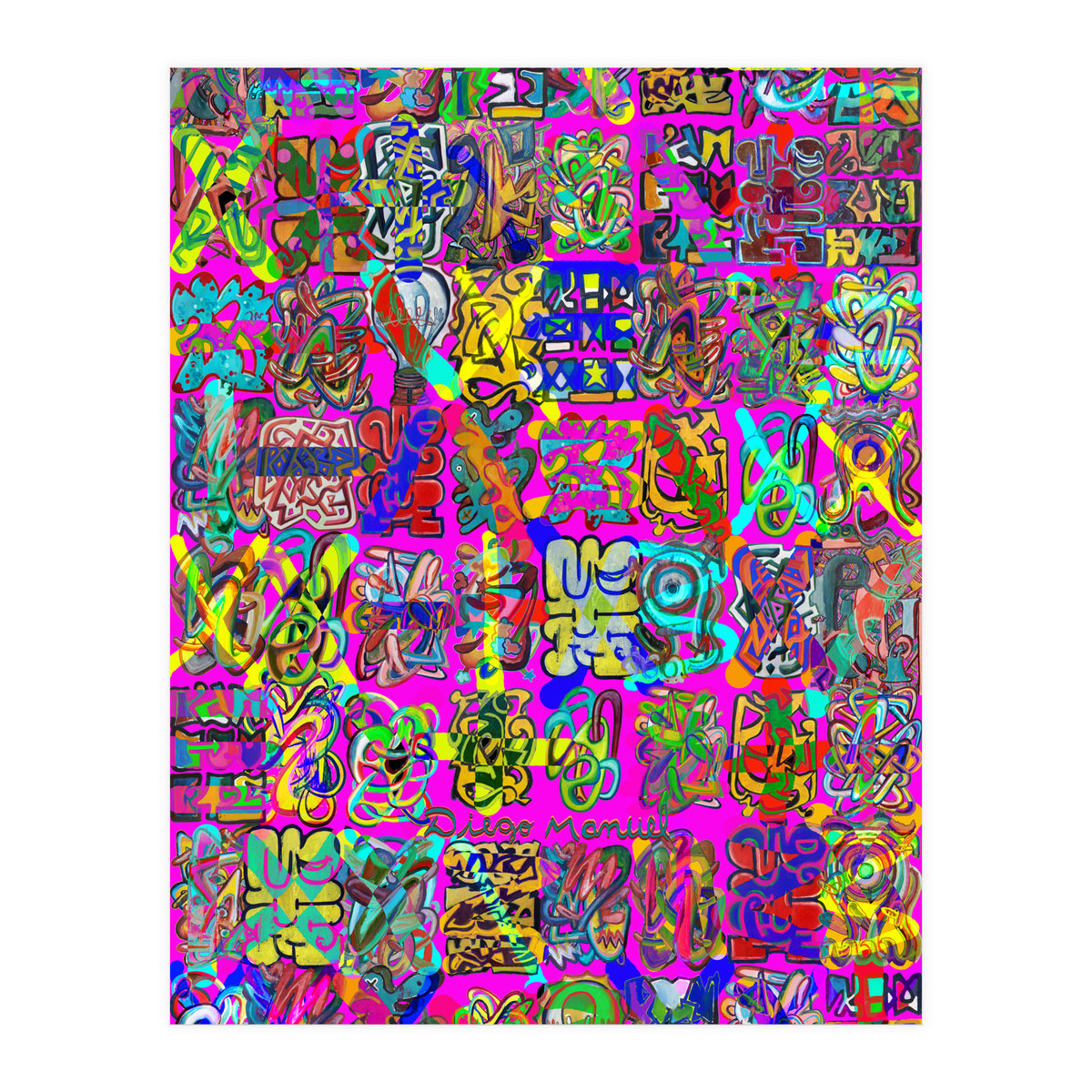 Graffitis 2021 Tapiz 106 (Print Only)