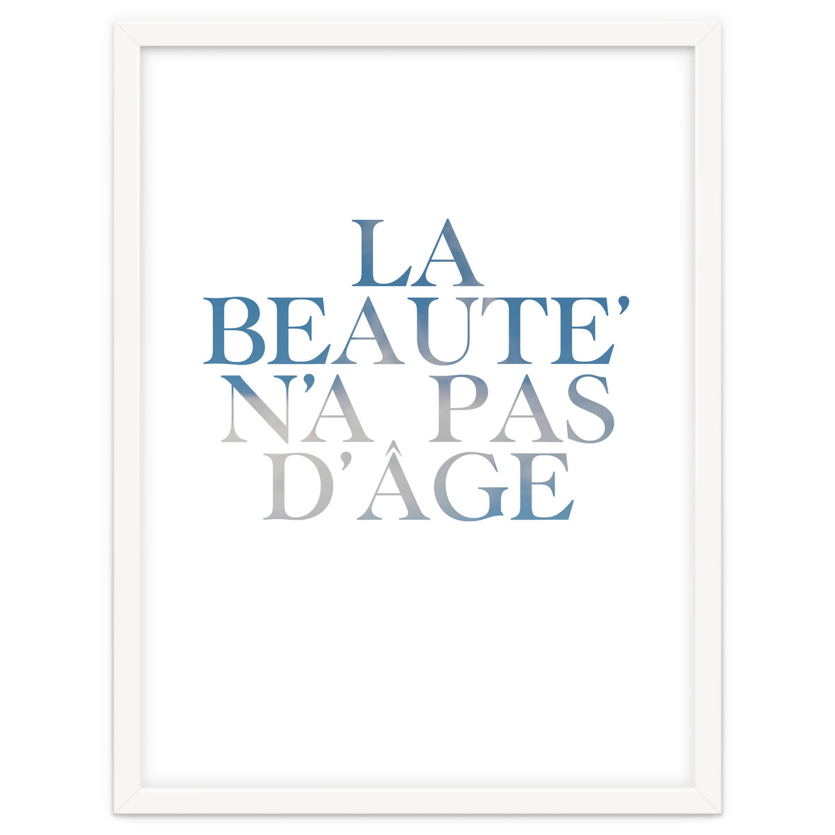la beaute...