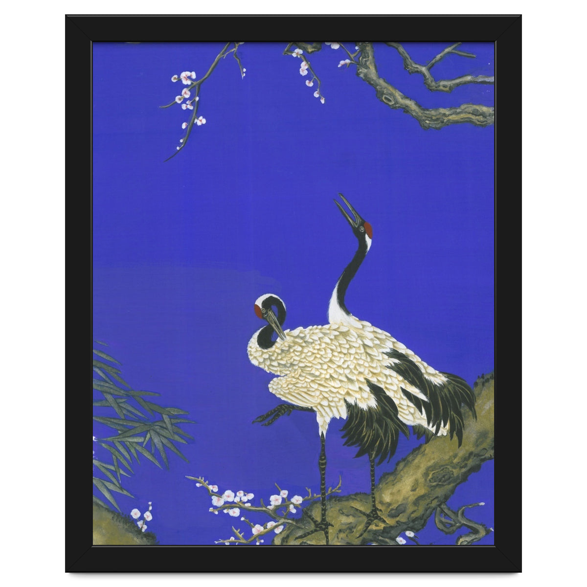 Cranes & Peach Blossom