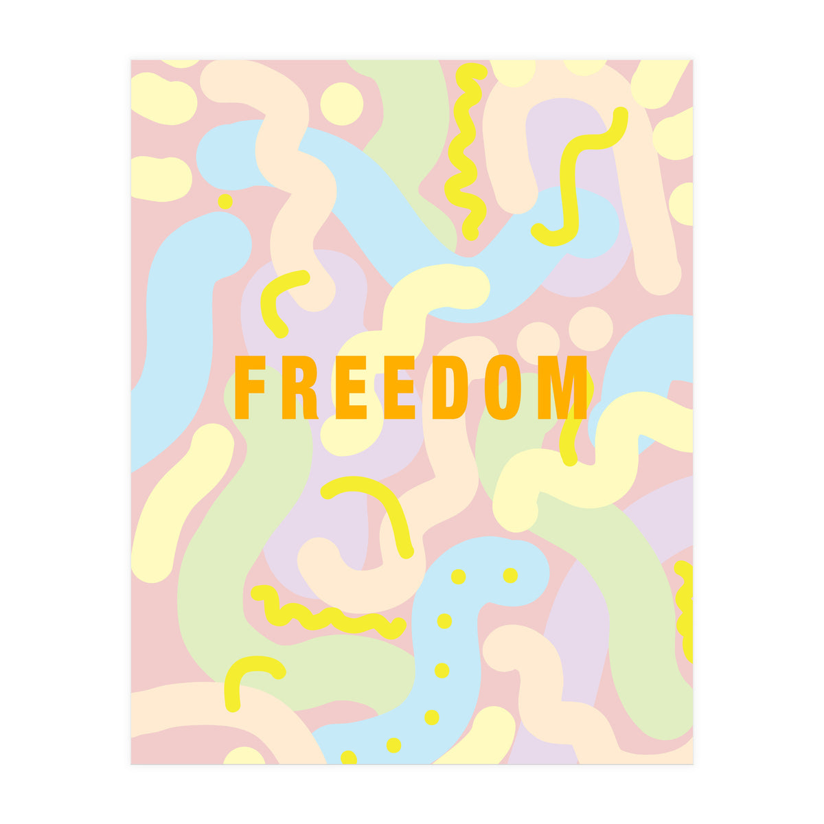 Freedom Swirl Pastel (Print Only)