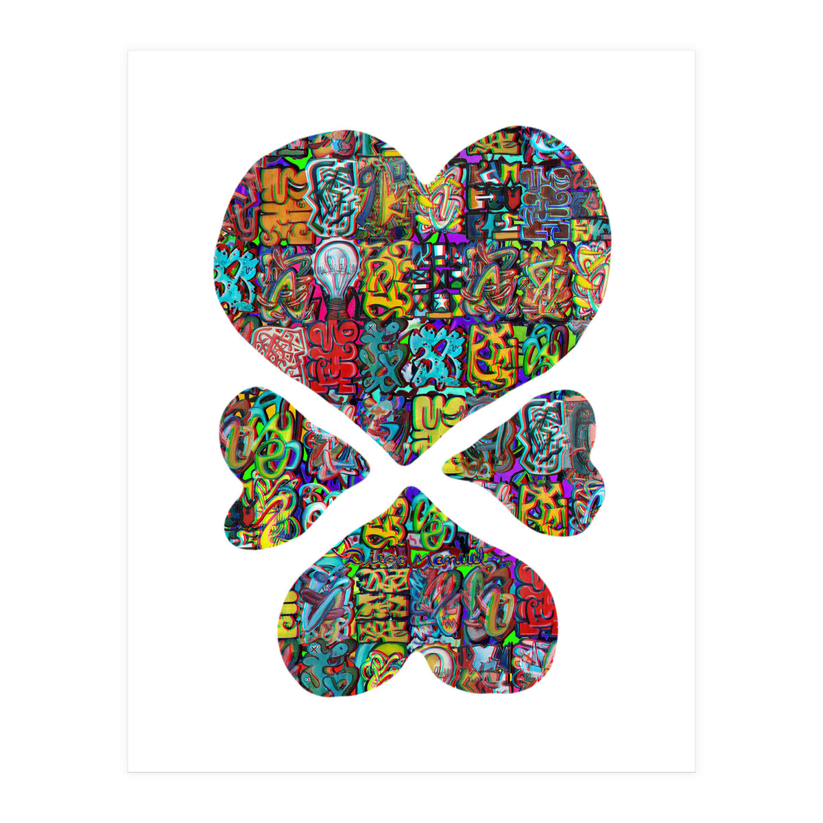 4 Corazones 10 (Print Only)