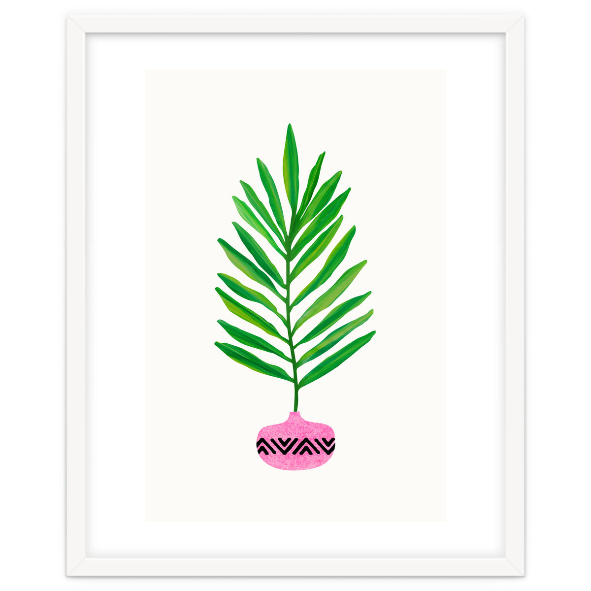 Modern Tropical Leaf