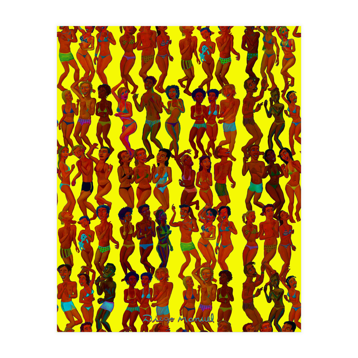 Fiesta En La Playa 11 (Print Only)