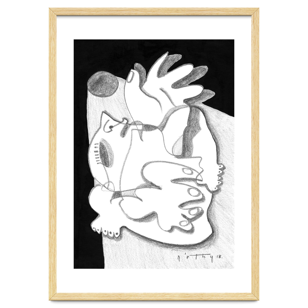 Dying in the Spotlight - b&w