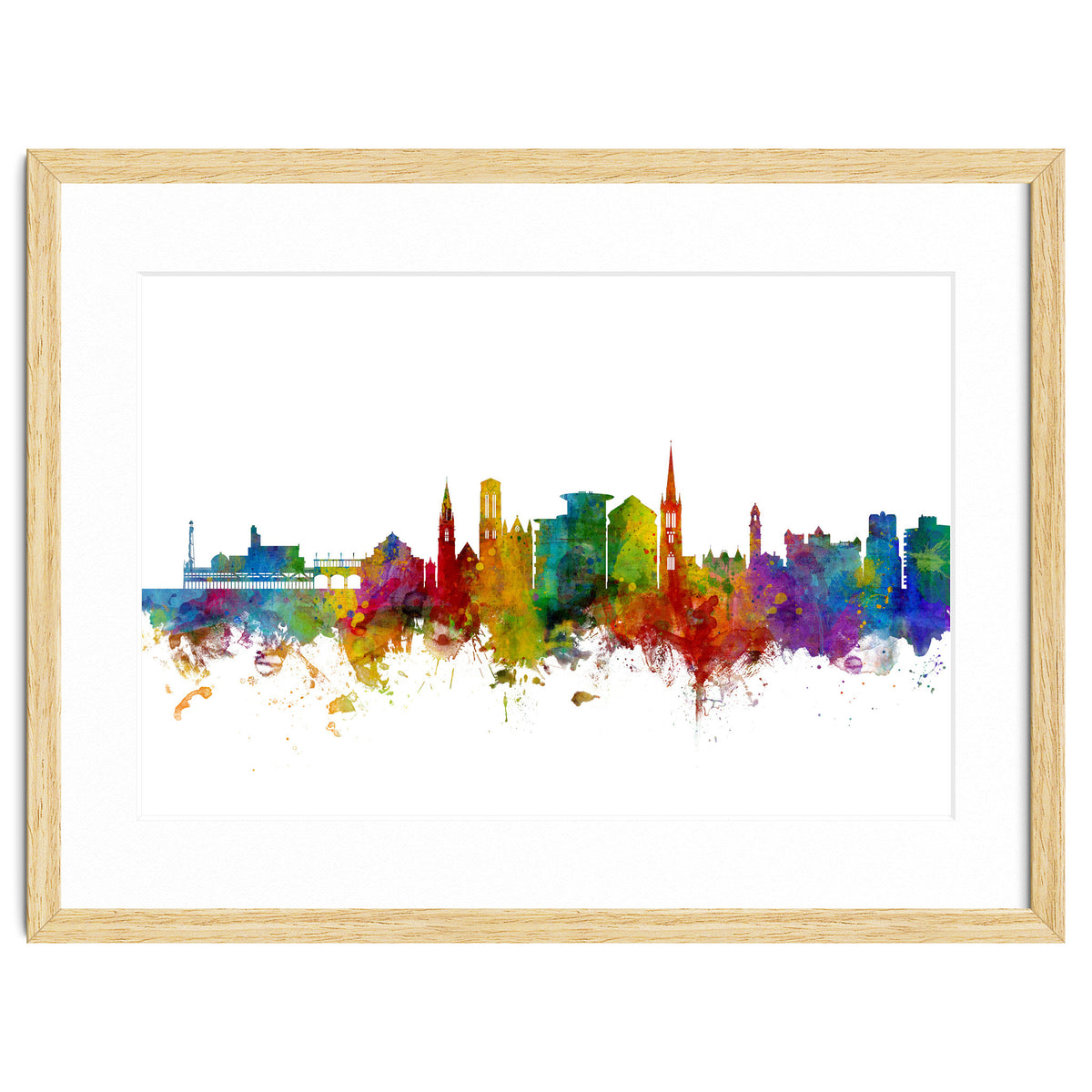 Bournemouth England Skyline