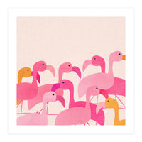 Florida Flamingos (Print Only)