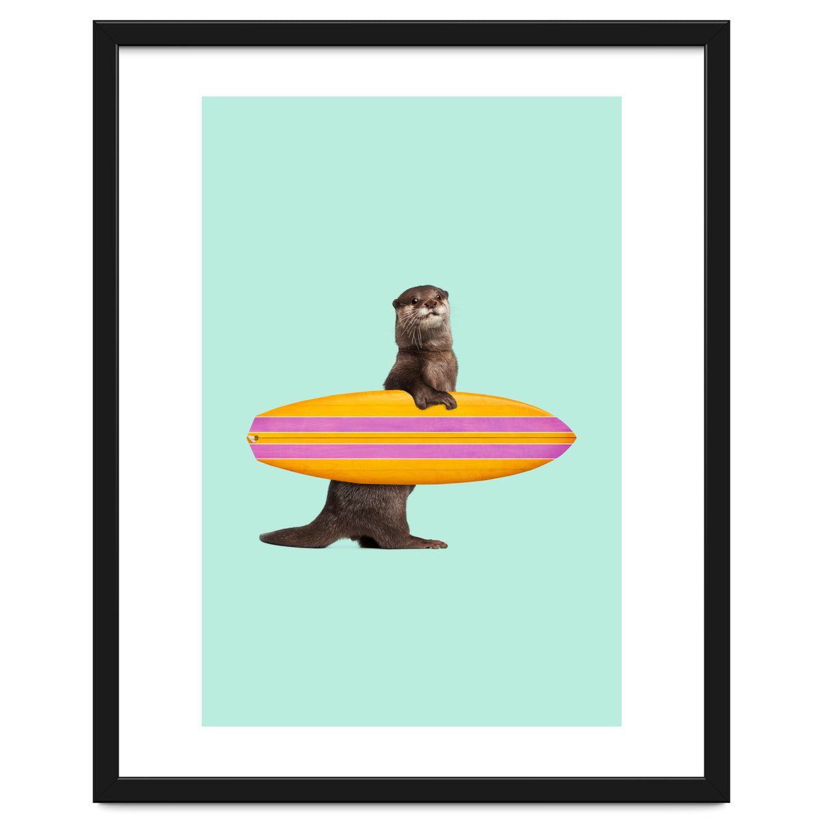 Surfing Otter