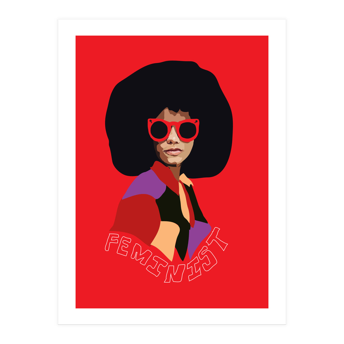 Feminist Afro (Print Only)