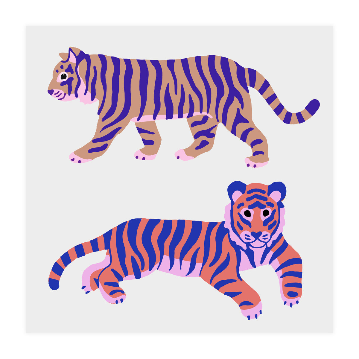 Tigers Squre (Print Only)