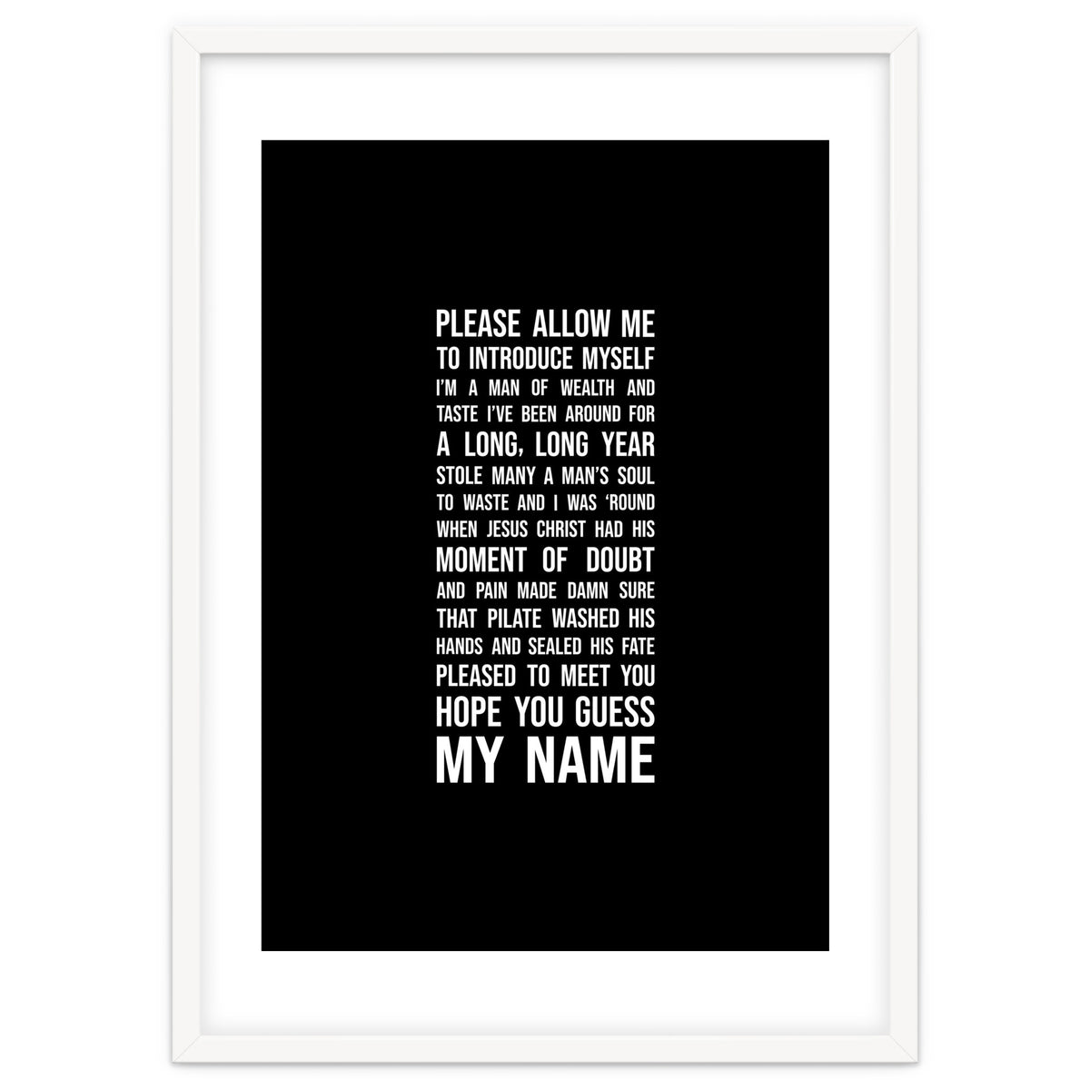 Sympathy For The Devil