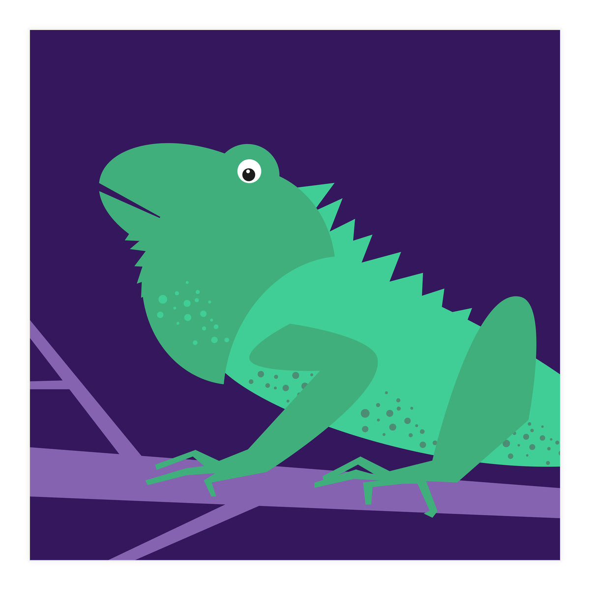 Kids Room Iguana (Print Only)