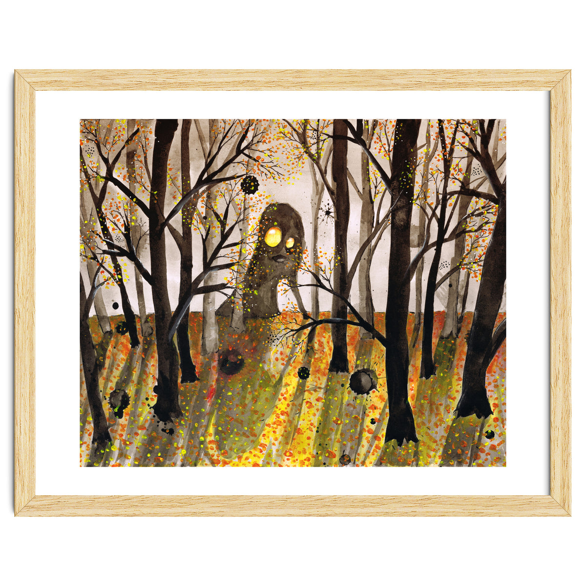 Monster in the woods