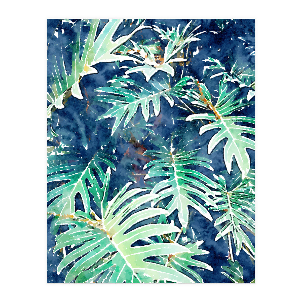Rain + Leaves (Print Only)