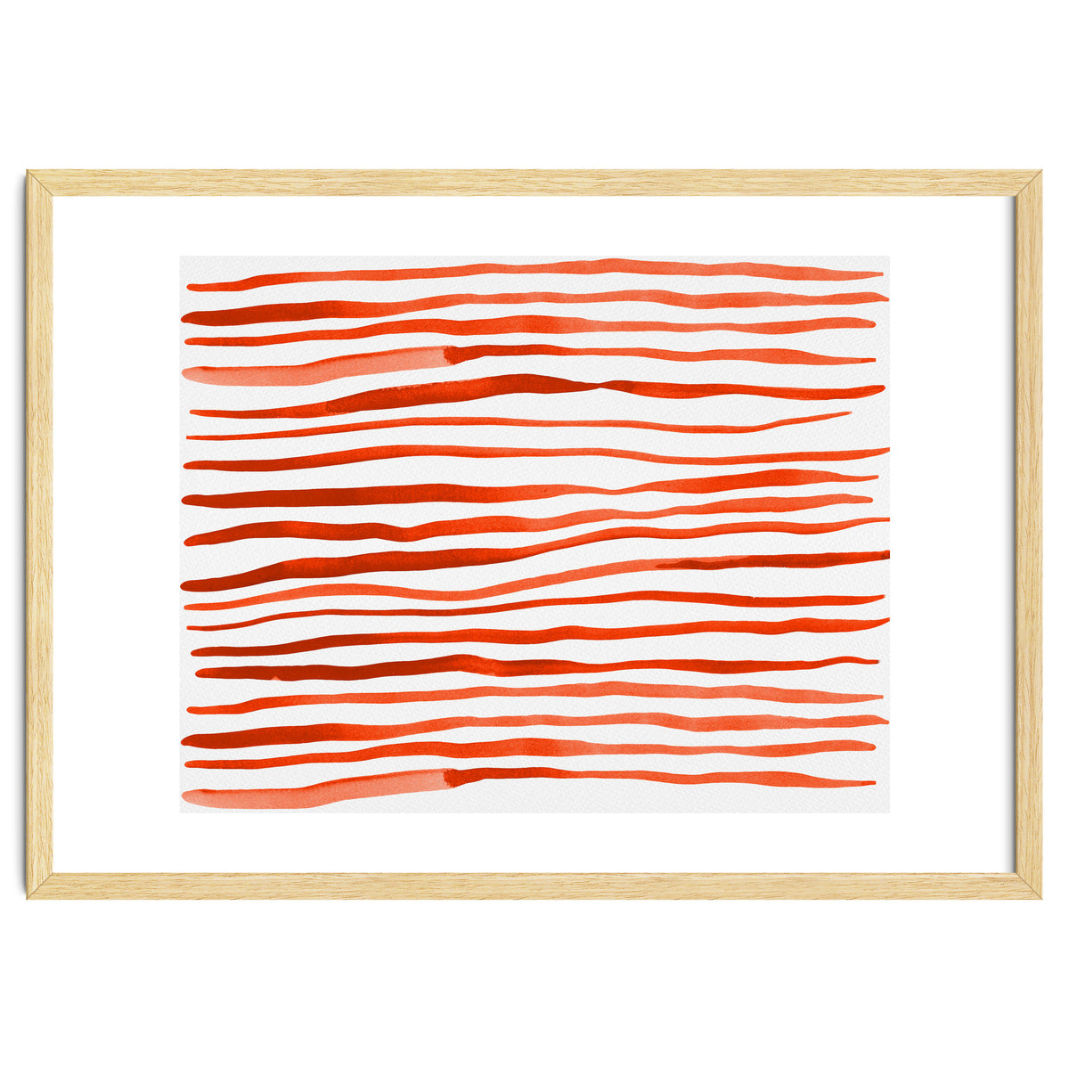 Irregular orange lines pattern