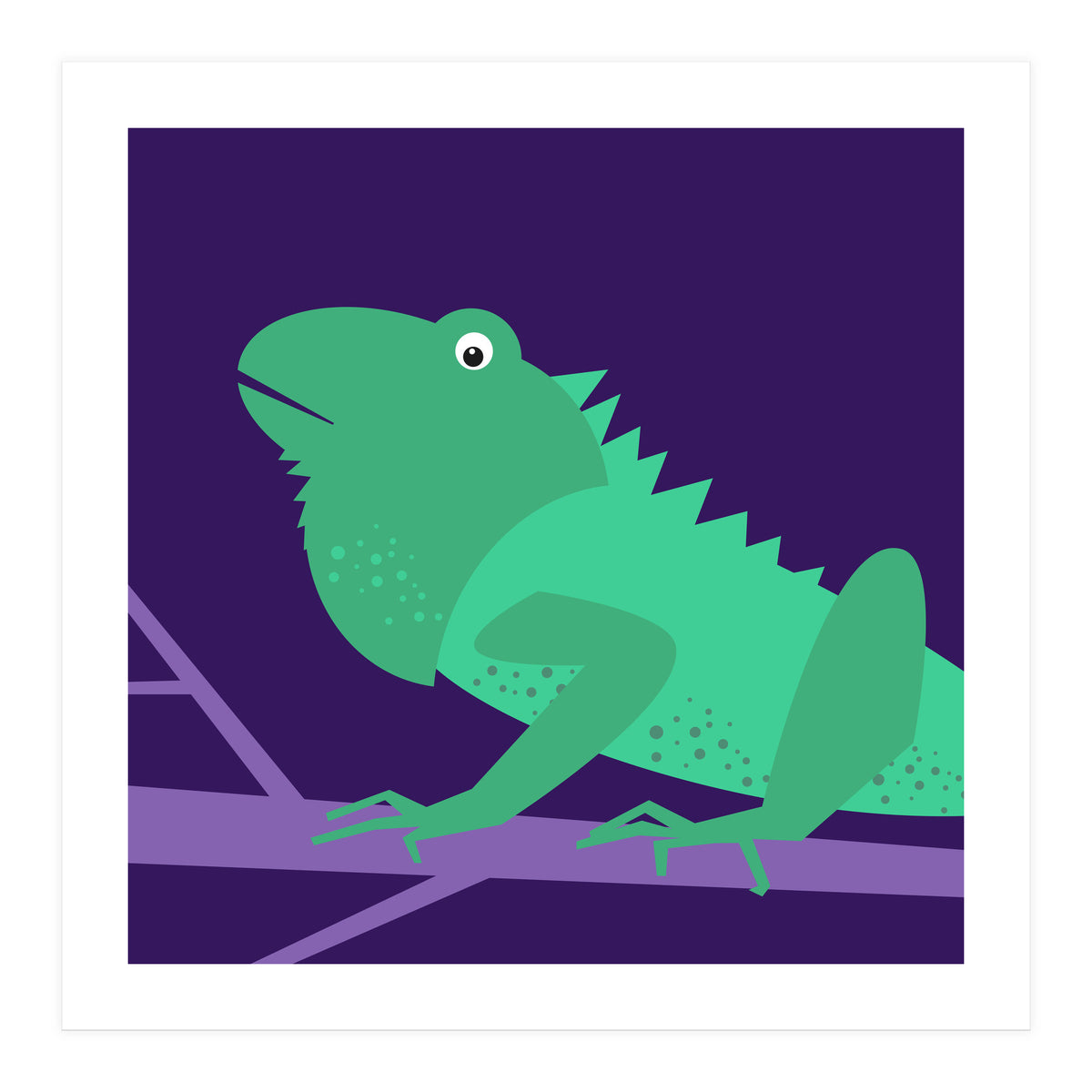 Kids Room Iguana (Print Only)