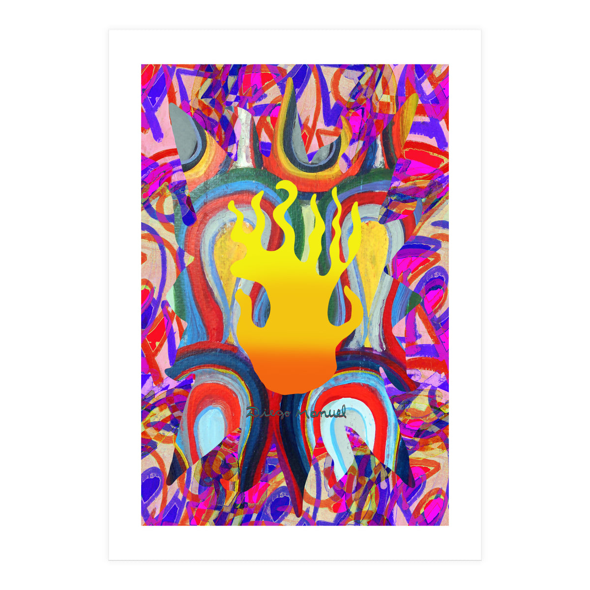 Fuego Y Graffiti 28 (Print Only)