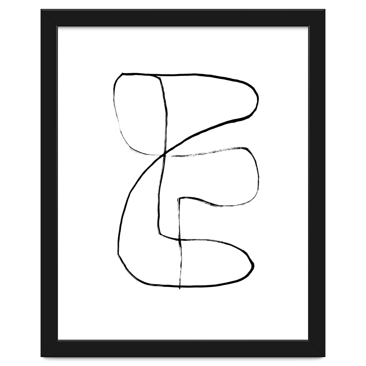 Mid-Century Line Art Print #1