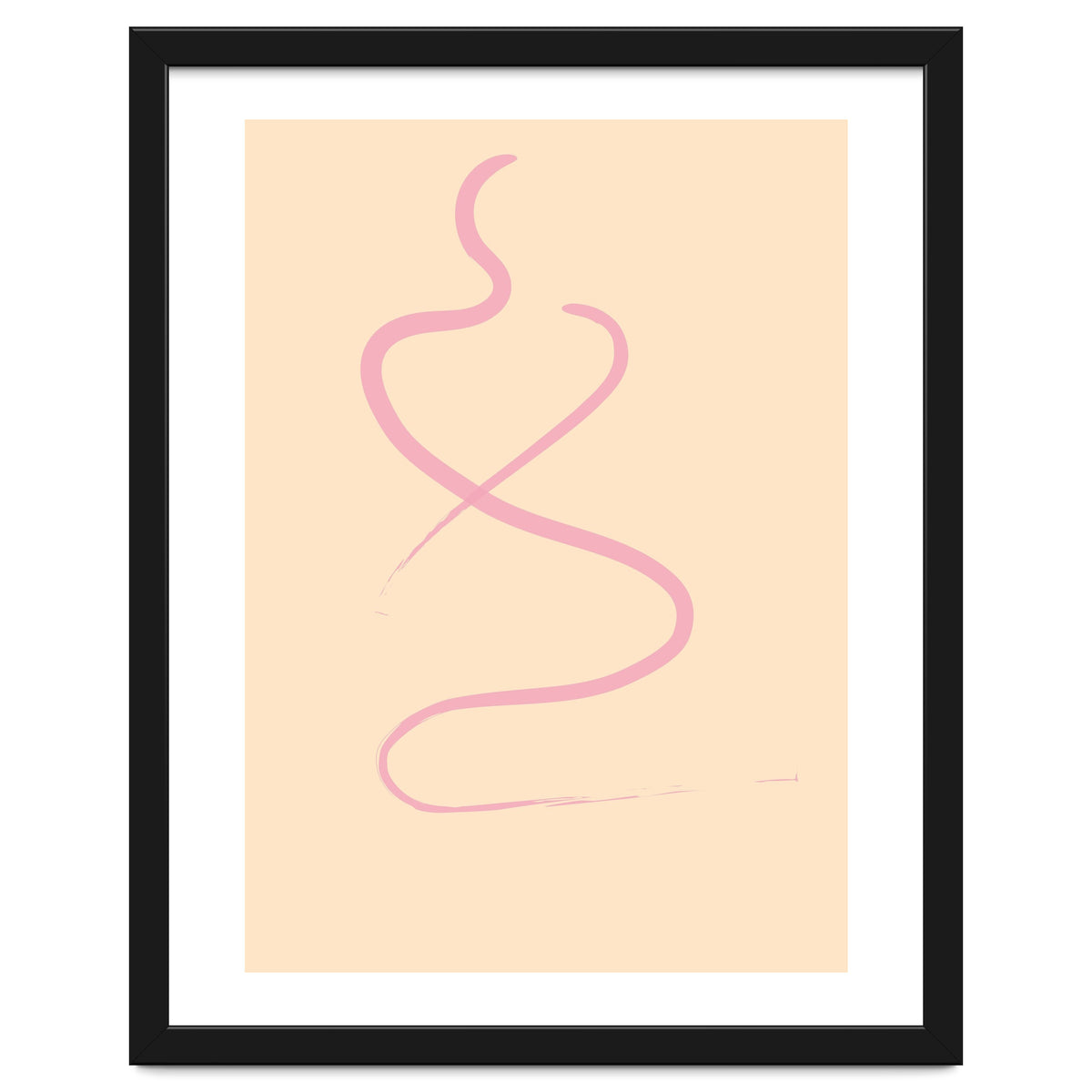 Seated line drawing No 2