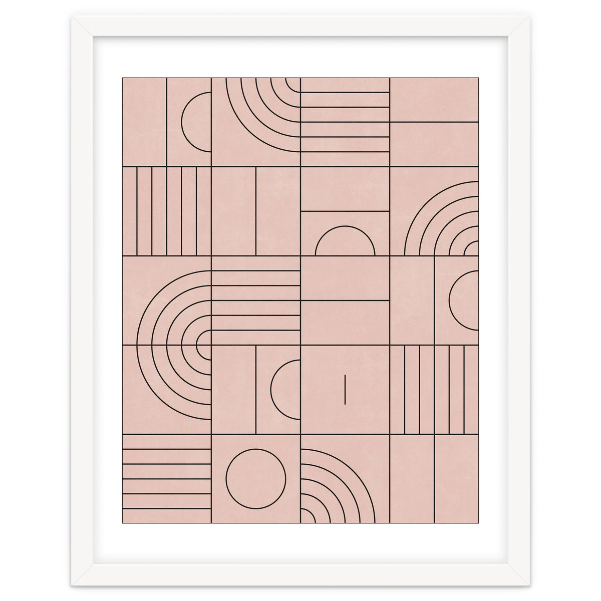 My Favorite Geometric Patterns No.20 - Pale Pink