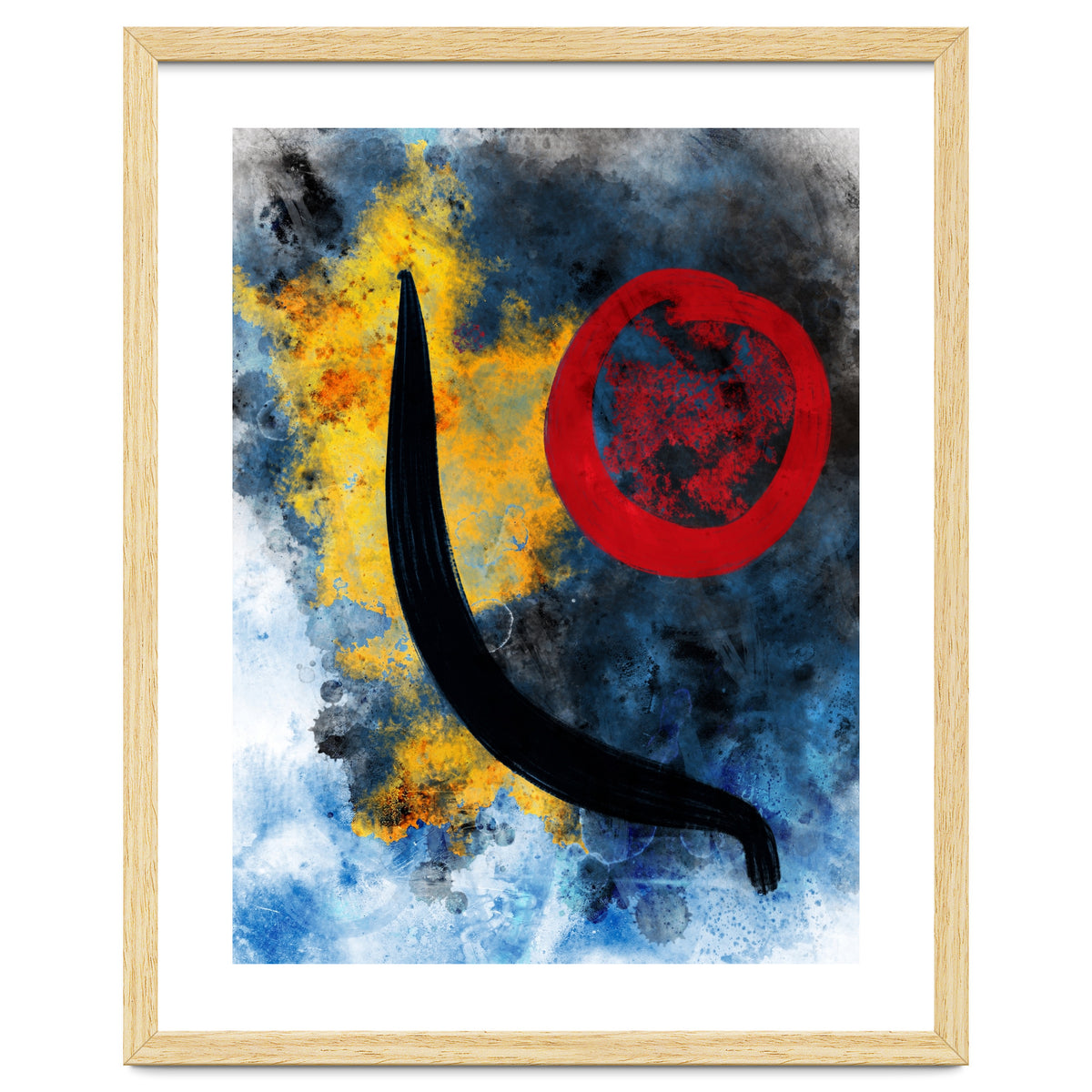 Abstract Calligraphy in the universe