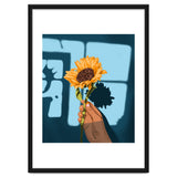 Sunflower Still Life | Flower Hand Painting | Sunny Day Shadow Hope Optimism Positivity Good Vibes thumbnail