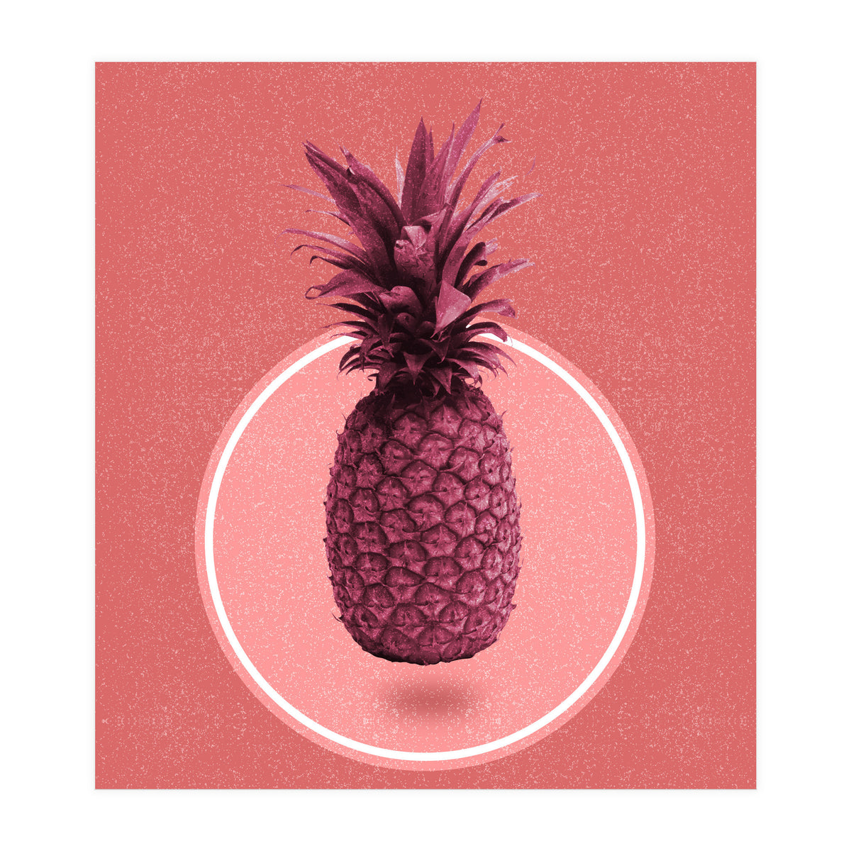 Purple Floating Pineapple  (Print Only)