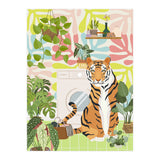 Tiger in Matisse Style Bathroom (Print Only) thumbnail
