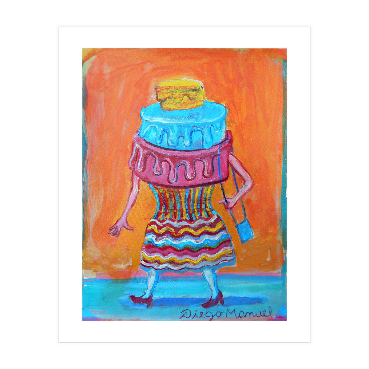 Mujer Pastel (Print Only)