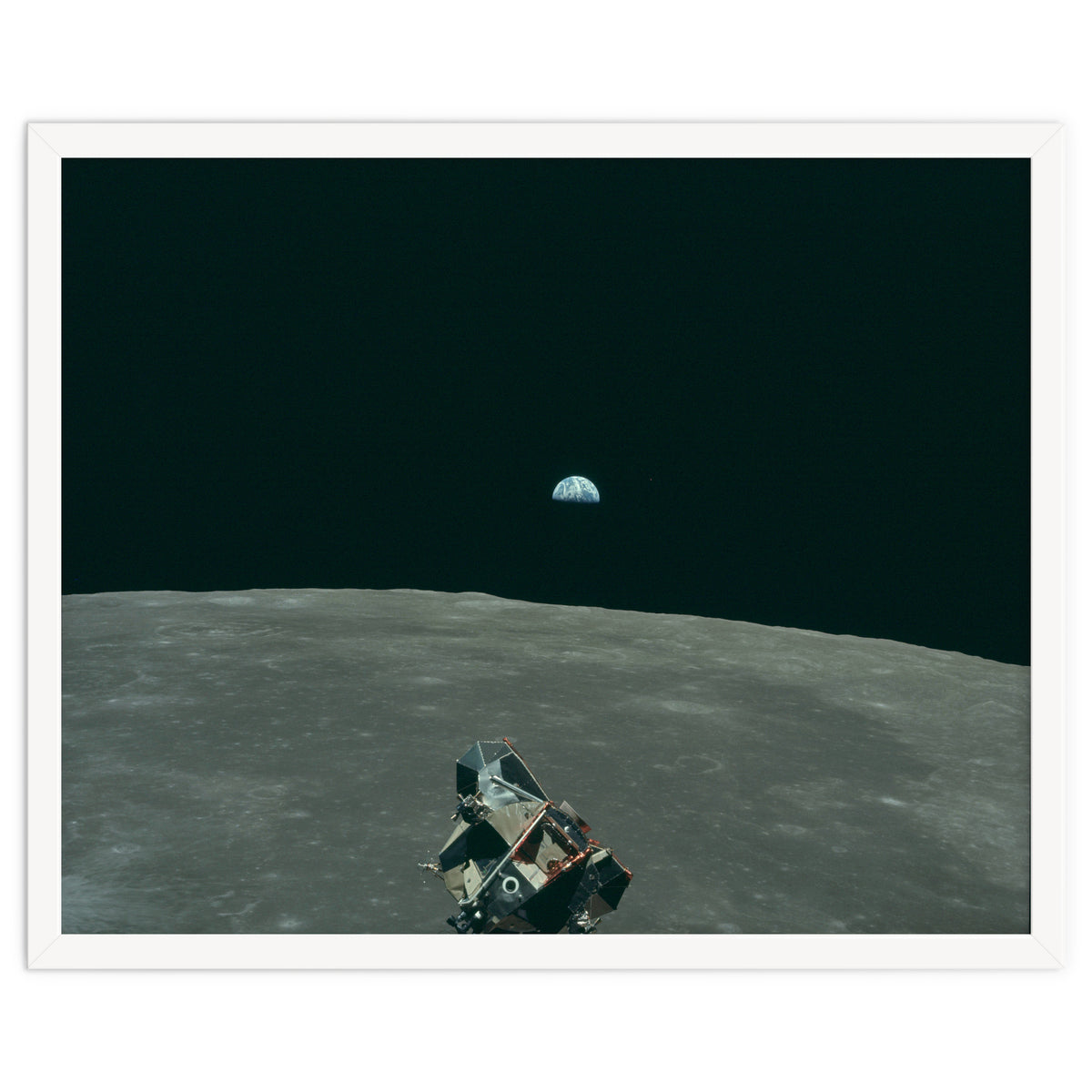 Earth, Moon And Lunar Module, As11 44 6643