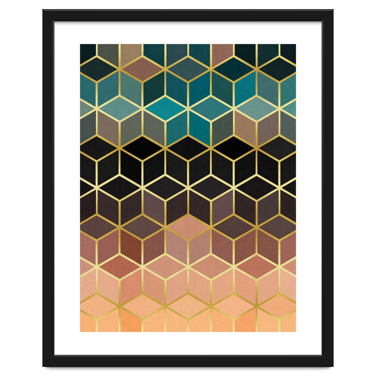 Colorful and golden pattern III