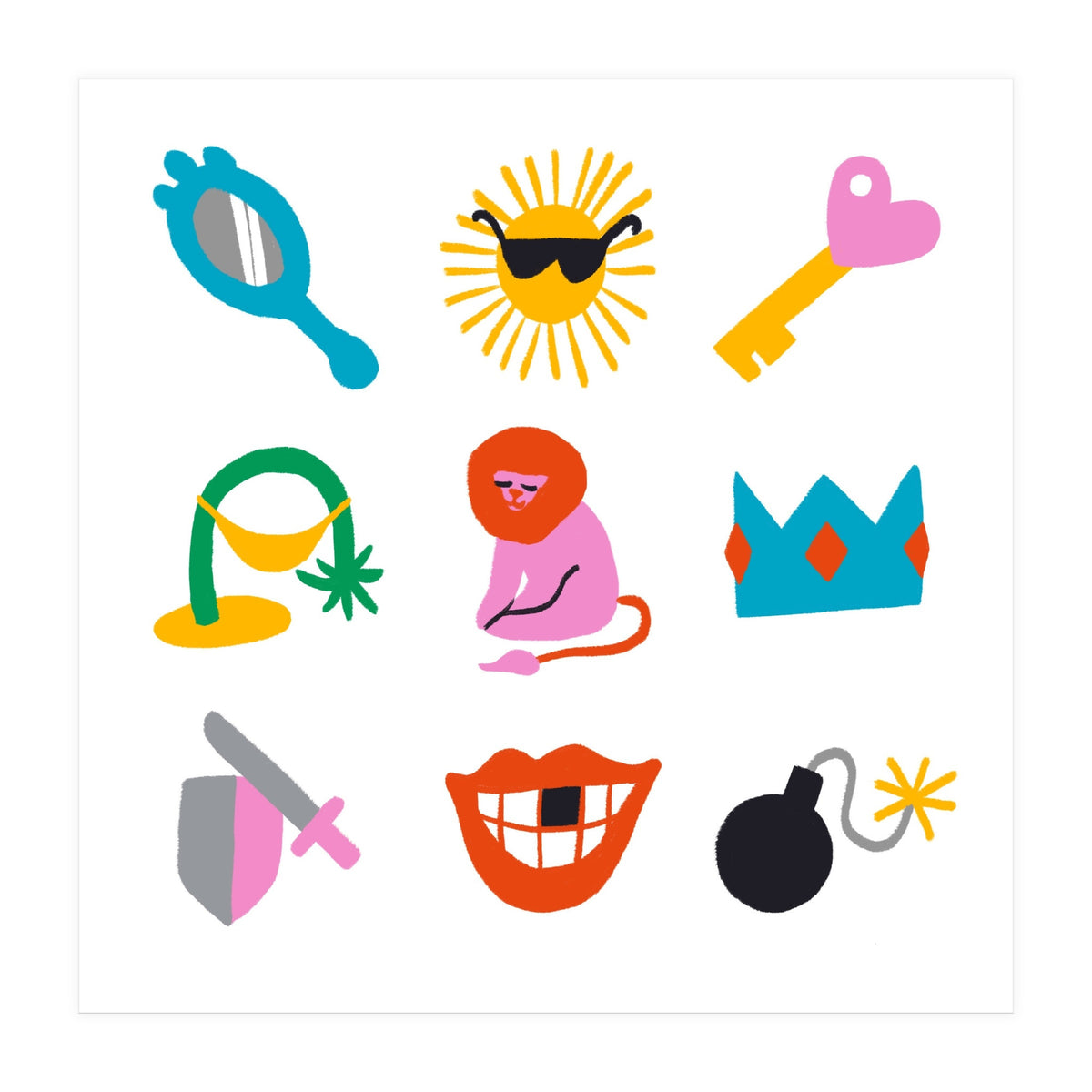 Leo Emoji (Print Only)