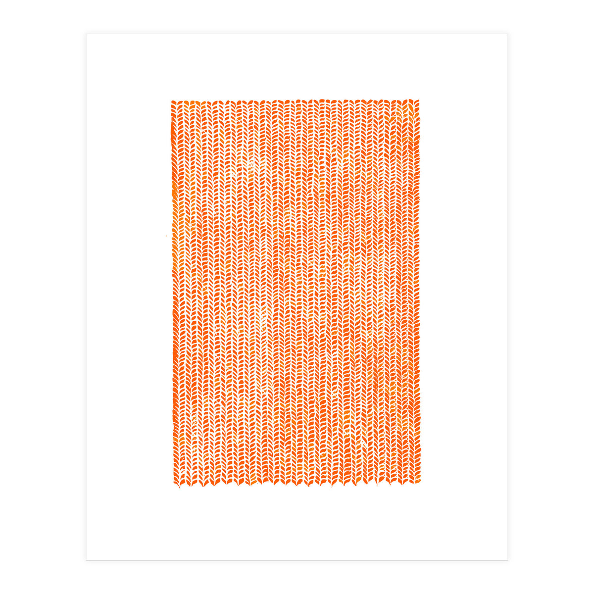 Stockinette Orange (Print Only)
