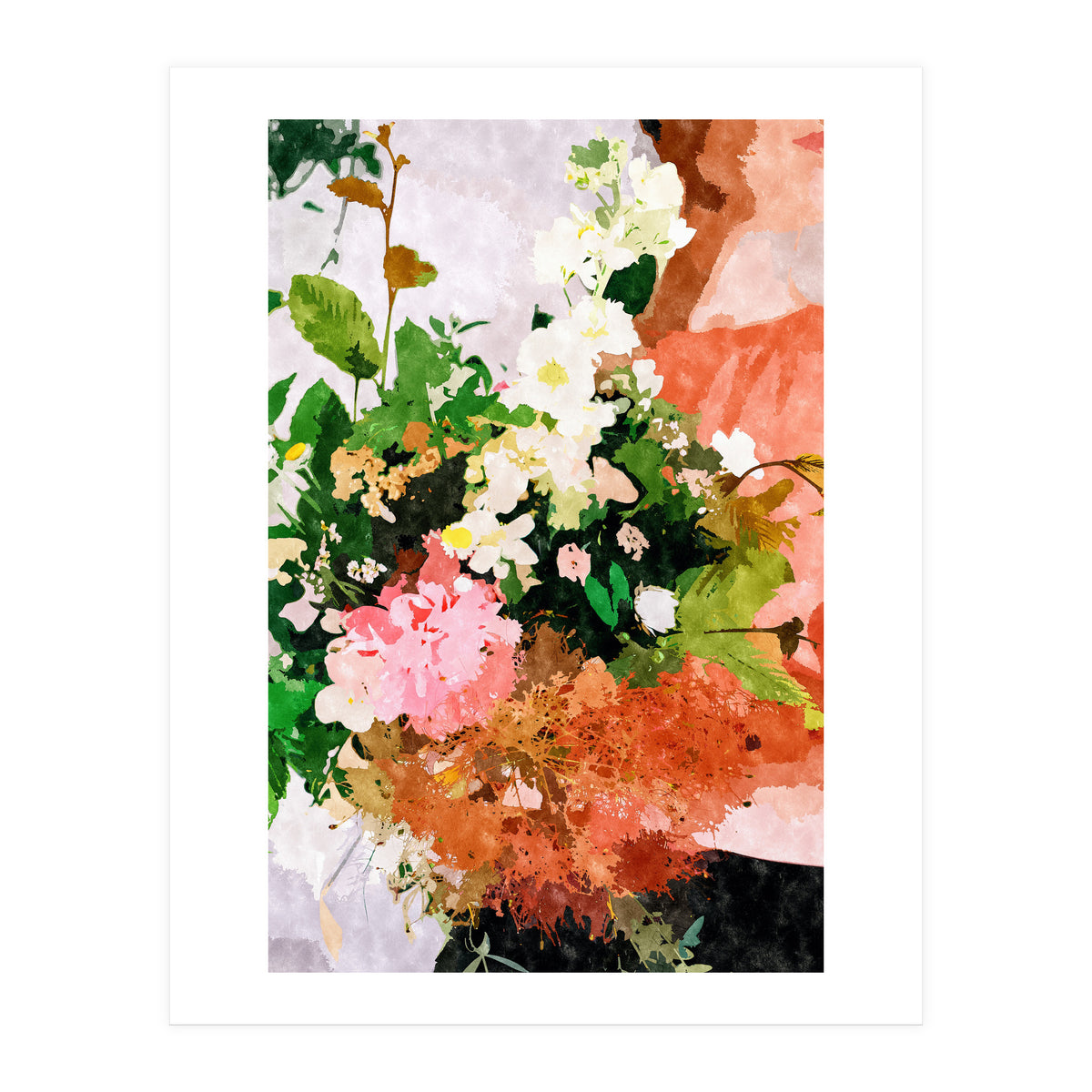 Floral Gift Ii (Print Only)