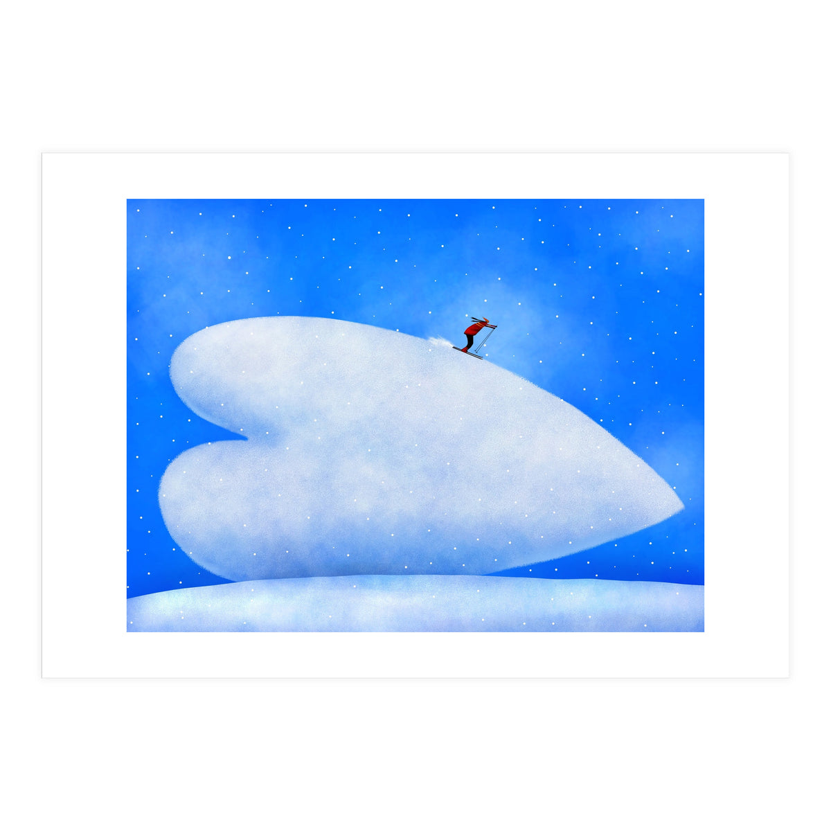 Love Of Skiing (Print Only)