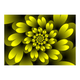 Yellow Floral Satin Wallpaper (Print Only) thumbnail