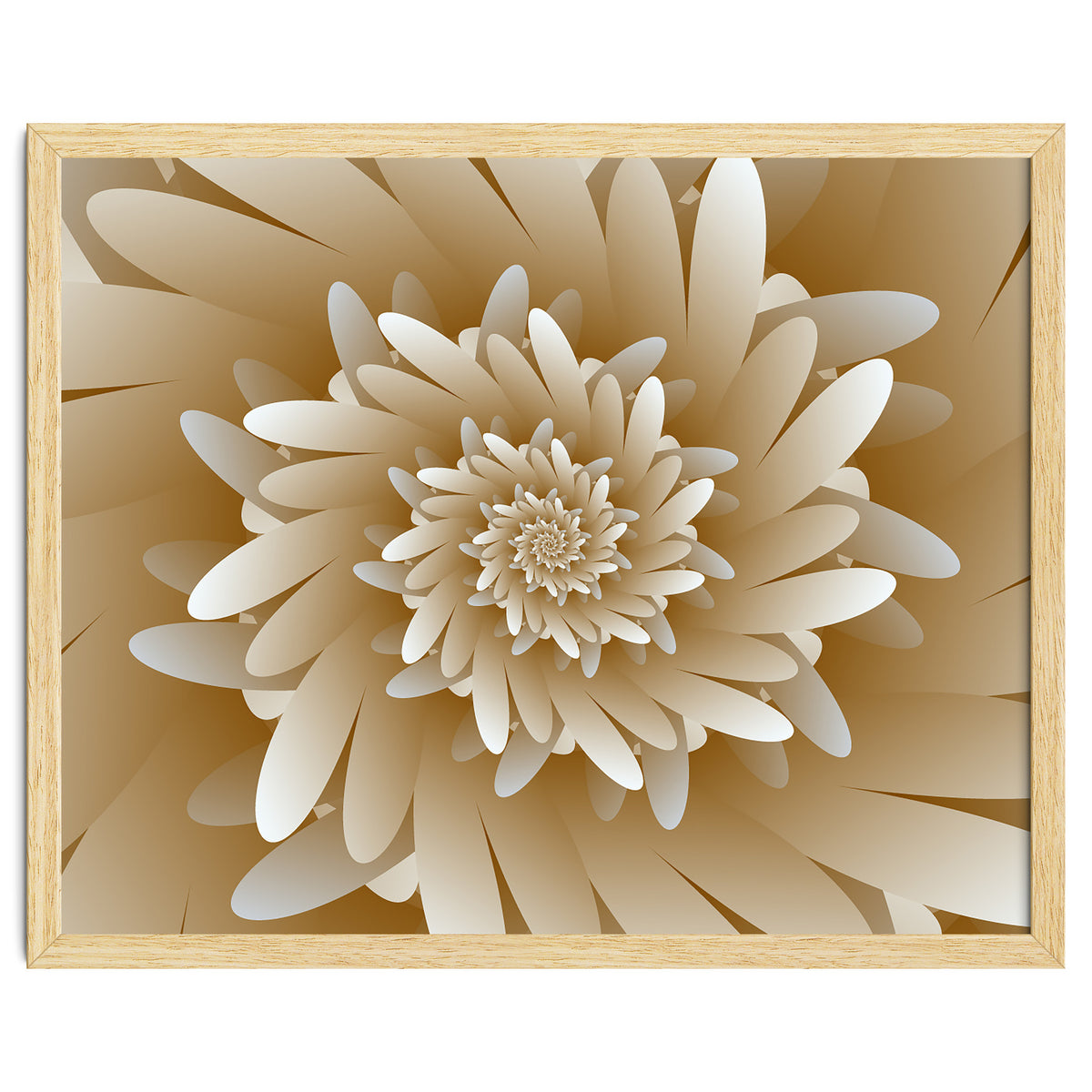 Abstract Digital Floral ART