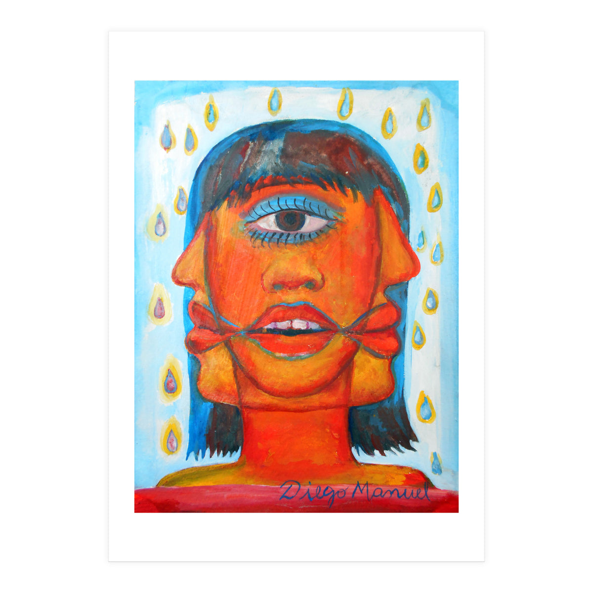 Cabeza De Mujer 4 (Print Only)